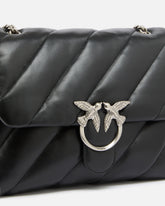 Large shoulder bag Love Bag Puff Maxi Quilt - Black | Pinko