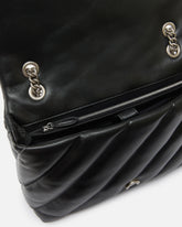 Large shoulder bag Love Bag Puff Maxi Quilt - Black | Pinko