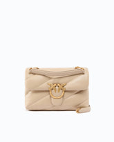 Medium shoulder bag Love Bag Puff Maxi Quilt - Beige | Pinko