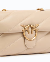Medium shoulder bag Love Bag Puff Maxi Quilt - Beige | Pinko