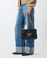 Medium shoulder bag Love Bag Puff Maxi Quilt - Black | Pinko