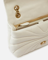 Große Umhängetasche Love Bag Puff mit Schmetterlingssteppung - | Pinko