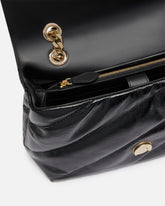 PINKO Galleria Love Bag Puff crossbody bag in quilted patent leather - | Pinko