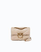 Kleine Umhängetasche Love Bag Puff Maxi Quilt - Beige | Pinko