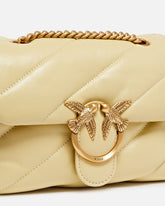 Small shoulder bag Love Bag Puff Maxi Quilt - Beige | Pinko