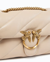 Kleine Umhängetasche Love Bag Puff Maxi Quilt - Beige | Pinko