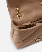 Small shoulder bag Love Bag Puff Maxi Quilt - Beige | Pinko