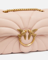 Love Bag Puff Butterfly mini nappa leather crossbody bag - Pink | Pinko