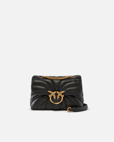 Love Bag Puff Butterfly mini nappa leather crossbody bag - Black | Pinko