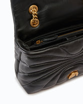 Love Bag Puff Butterfly mini nappa leather crossbody bag - Black | Pinko