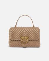 Große Handtasche Lady Love Bag Puff Chevron - | Pinko