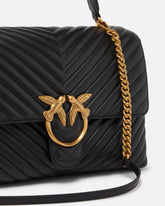 Large handbag Lady Love Bag Puff Chevron - | Pinko