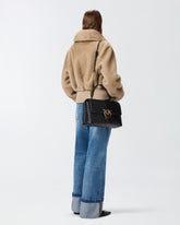 Large handbag Lady Love Bag Puff Chevron - | Pinko