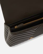 Medium handbag Love Bag Puff Chevron in nappa leather - | Pinko