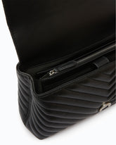 Lady Love Bag Puff medium handbag in chevron nappa leather - | Pinko