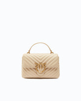 Mini handbag Lady Love Bag Puff Chevron - | Pinko