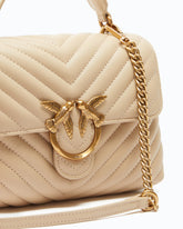 Mini handbag Lady Love Bag Puff Chevron - | Pinko