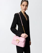 Mini handbag Lady Love Bag Puff Chevron - | Pinko