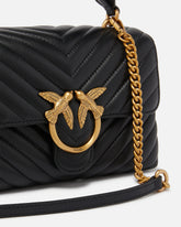 Kleine Lady Love Bag Puff Chevron Handtasche - | Pinko