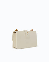 Medium shoulder bag Love Bag One Simply in leather - White | Pinko