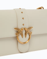 Medium shoulder bag Love Bag One Simply in leather - White | Pinko