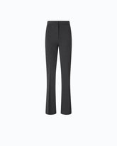 Flared ponte-knit trousers - Dark Grey | Pinko