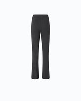 Flared ponte-knit trousers - Dark Grey | Pinko