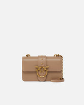 Small shoulder bag Love Bag One Simply in leather - Beige | Pinko