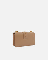 Small shoulder bag Love Bag One Simply in leather - Beige | Pinko