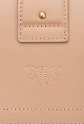 Small shoulder bag Love Bag One Simply in leather - Beige | Pinko