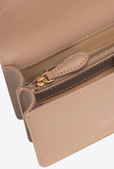 Small shoulder bag Love Bag One Simply in leather - Beige | Pinko