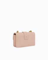 Small shoulder bag Love Bag One Simply in leather - Pink | Pinko
