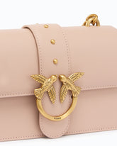 Small shoulder bag Love Bag One Simply in leather - Pink | Pinko