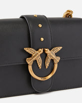 Small shoulder bag Love Bag One Simply in leather - Black | Pinko