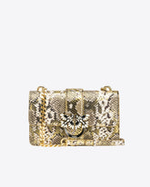 Mini Love Bag One Reptil Metallic PINKO Galleria - | Pinko