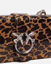 PINKO Galleria Love Bag crossbody bag in spotted reptile skin - | Pinko