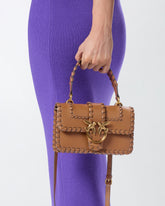 Kleine Henkeltasche Mini Love Bag aus Leder - | Pinko