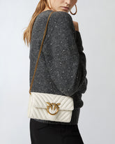 Love Bag One Wallet Chevron - White | Pinko