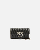Love Bag One Wallet Chevron - Black | Pinko