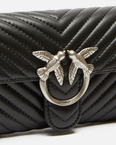 Love Bag One Wallet Chevron - Black | Pinko
