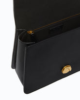 Mittelgroße Handtasche Love Bag Top Handle aus Leder - Schwarz | Pinko