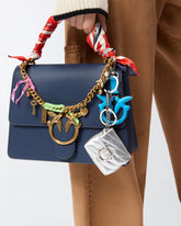 Medium Love Bag Top Handle Light handbag in grained leather - | Pinko