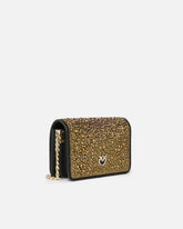 PINKO Galleria full-rhinestone Mini Love Bag Click - | Pinko