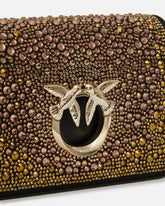 PINKO Galleria full-rhinestone Mini Love Bag Click - | Pinko