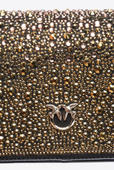 PINKO Galleria full-rhinestone Mini Love Bag Click - | Pinko