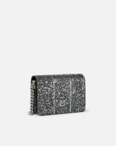 Mini-Umhängetasche Love Bag aus Reptilleder mit Folie PINKO Galleria - | Pinko