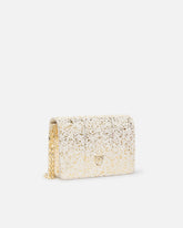 Mini-Umhängetasche Love Bag aus Reptilleder mit Folie PINKO Galleria - | Pinko