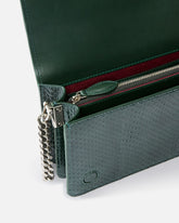 Umhängetasche Mini Love Bag aus glänzendem Reptilleder PINKO Galleria - | Pinko