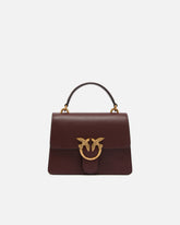 Mini handbag Love Bag Top Handle in leather - | Pinko