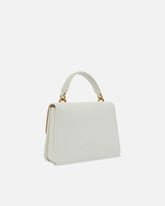 Mini-Handtasche Love Bag Top Handle aus Leder - Weiß | Pinko